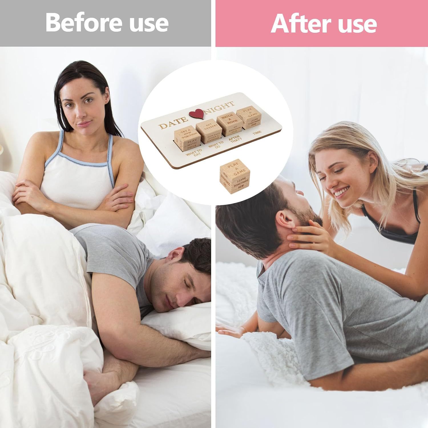 Wooden Dating Dice