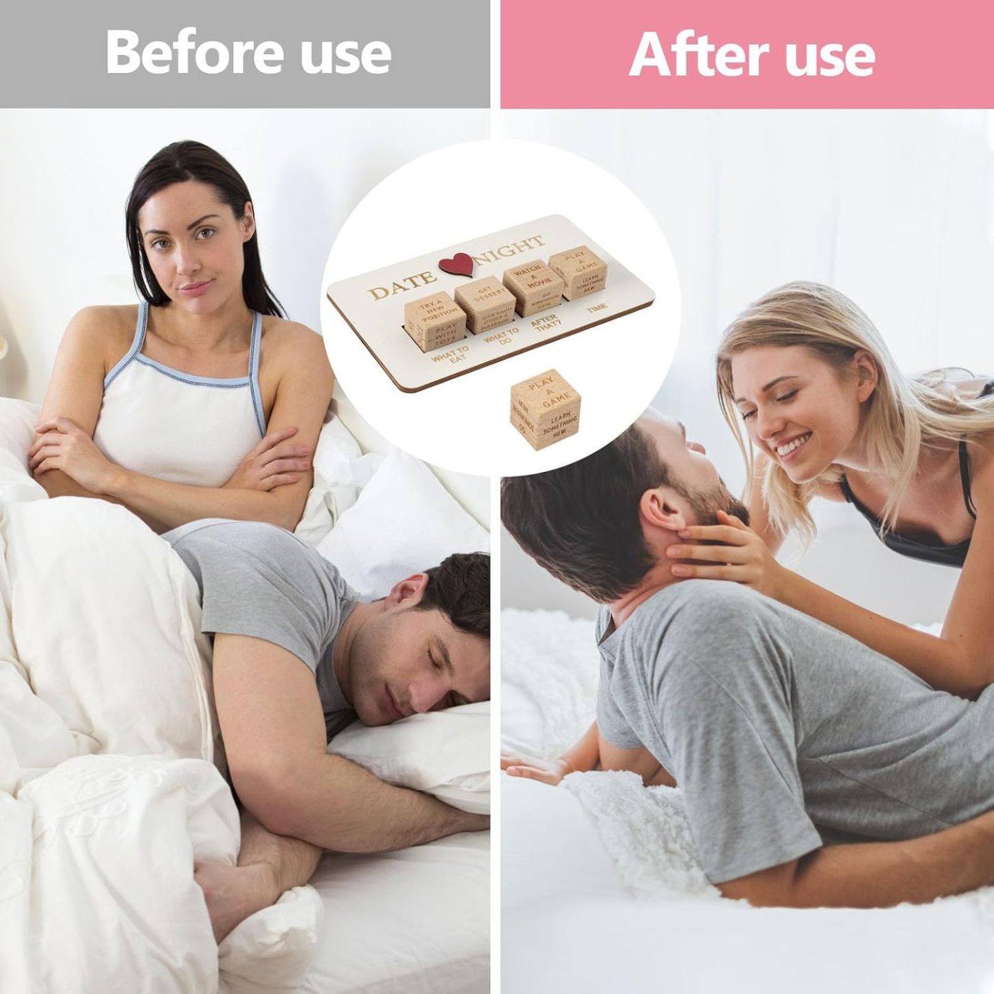 Wooden Dating Dice