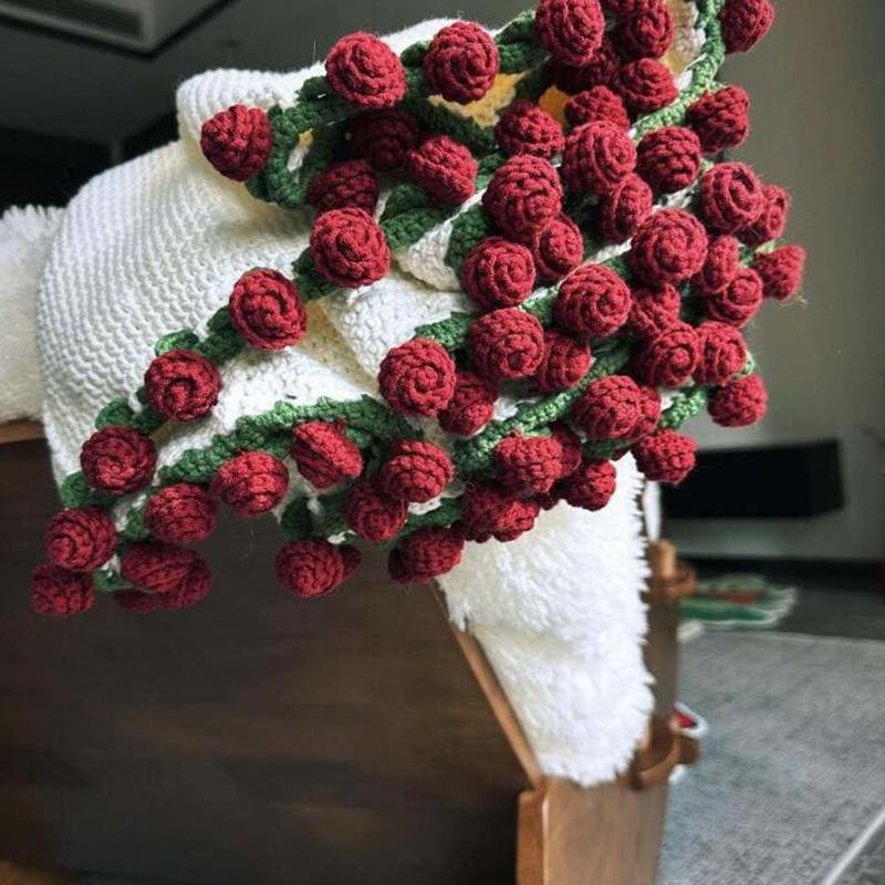 Rose Bouquet Blanket