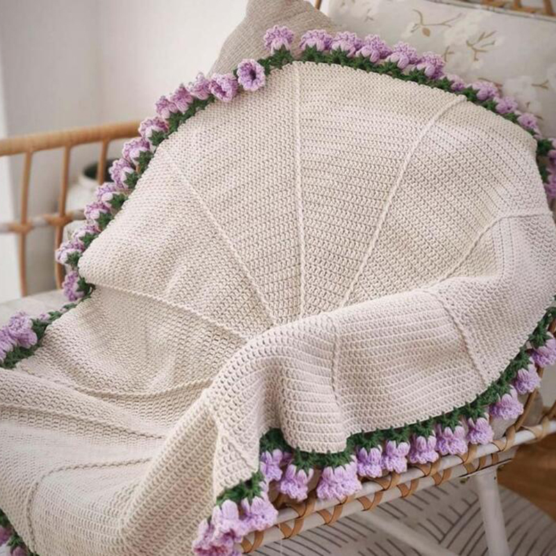 Rose Bouquet Blanket