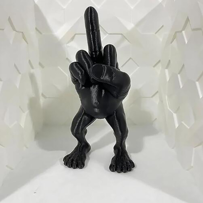 New style funny middle finger figure figurine