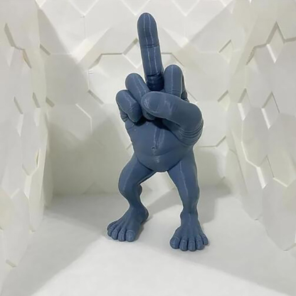 New style funny middle finger figure figurine