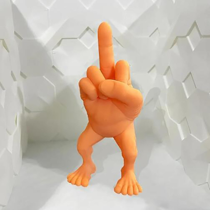 New style funny middle finger figure figurine