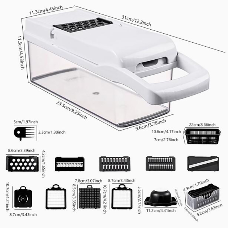 Multifunctional vegetable cutting box