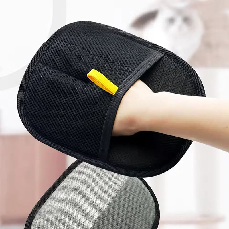 Pet static hair removal gloves