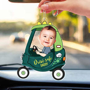 Customized Photo Drive Safely - Personalized Acrylic Car Hook