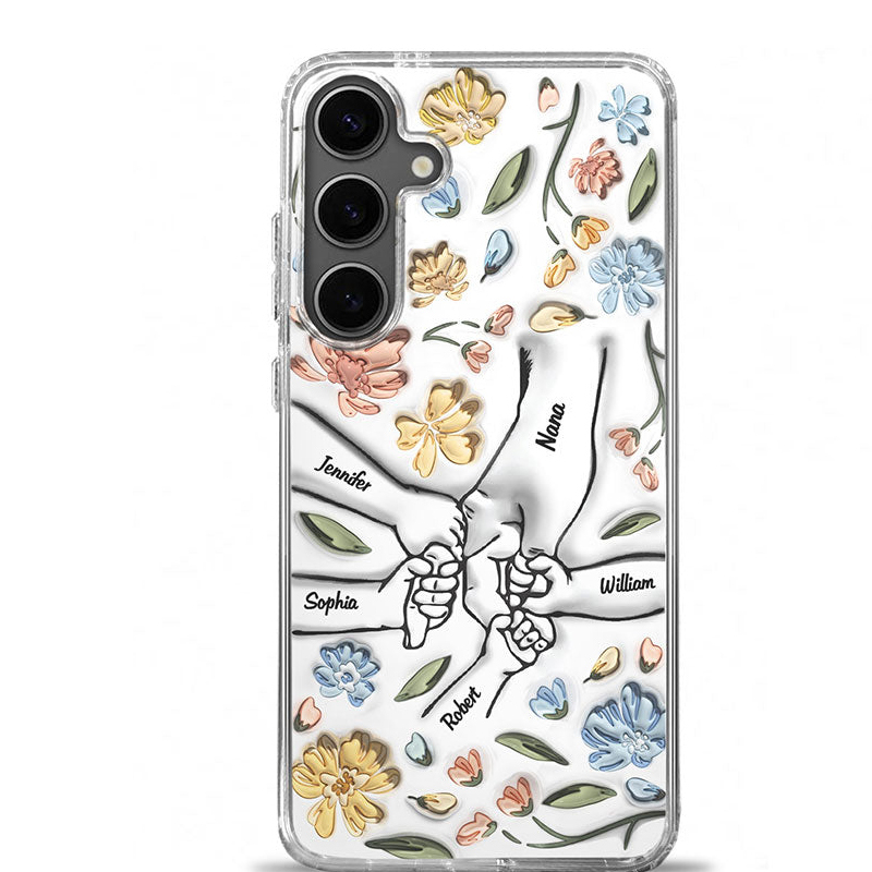 Hand in hand, I will always protect you - Gift for mom and grandma