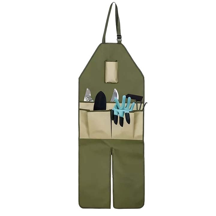 Multi-pocket extended apron
