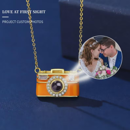 Camera Projection Necklace
