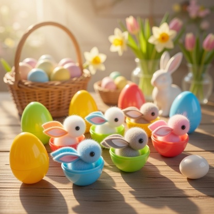  Easter Bunny Surprise Eggs 