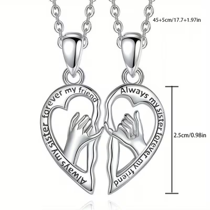 Heart-Shaped Pendant Necklace