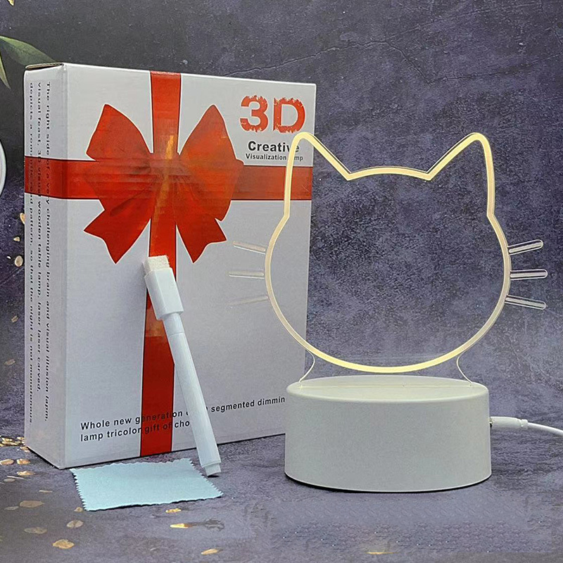 Luminous diary desk lamp