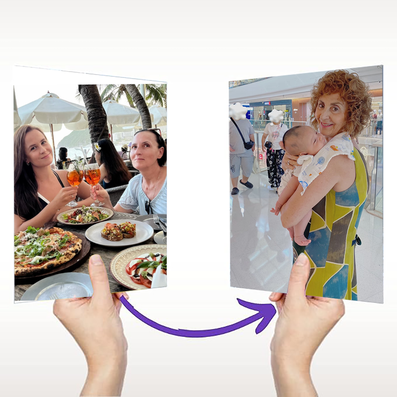 Personalized Lens Photo Flip Picture