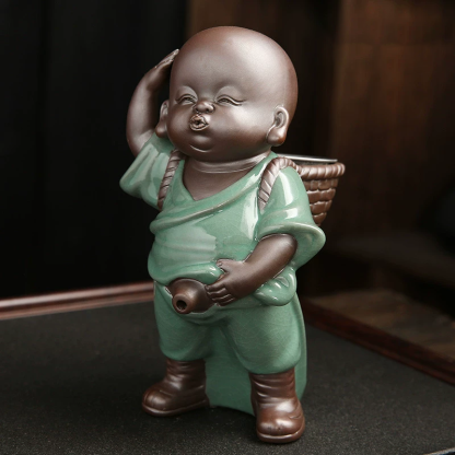 Creative Little Monk Tea Pet Ornament