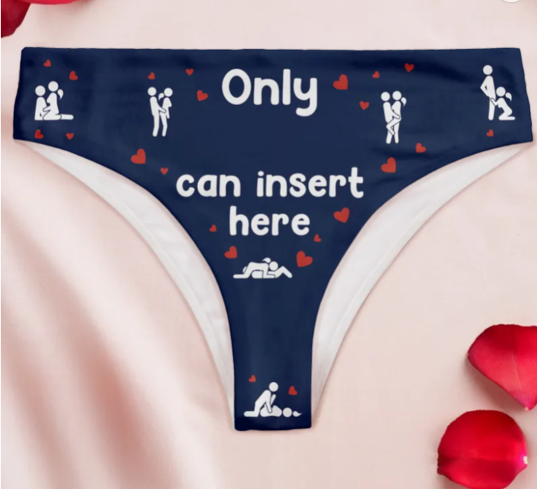 Personalized custom-made women's low-rise briefs