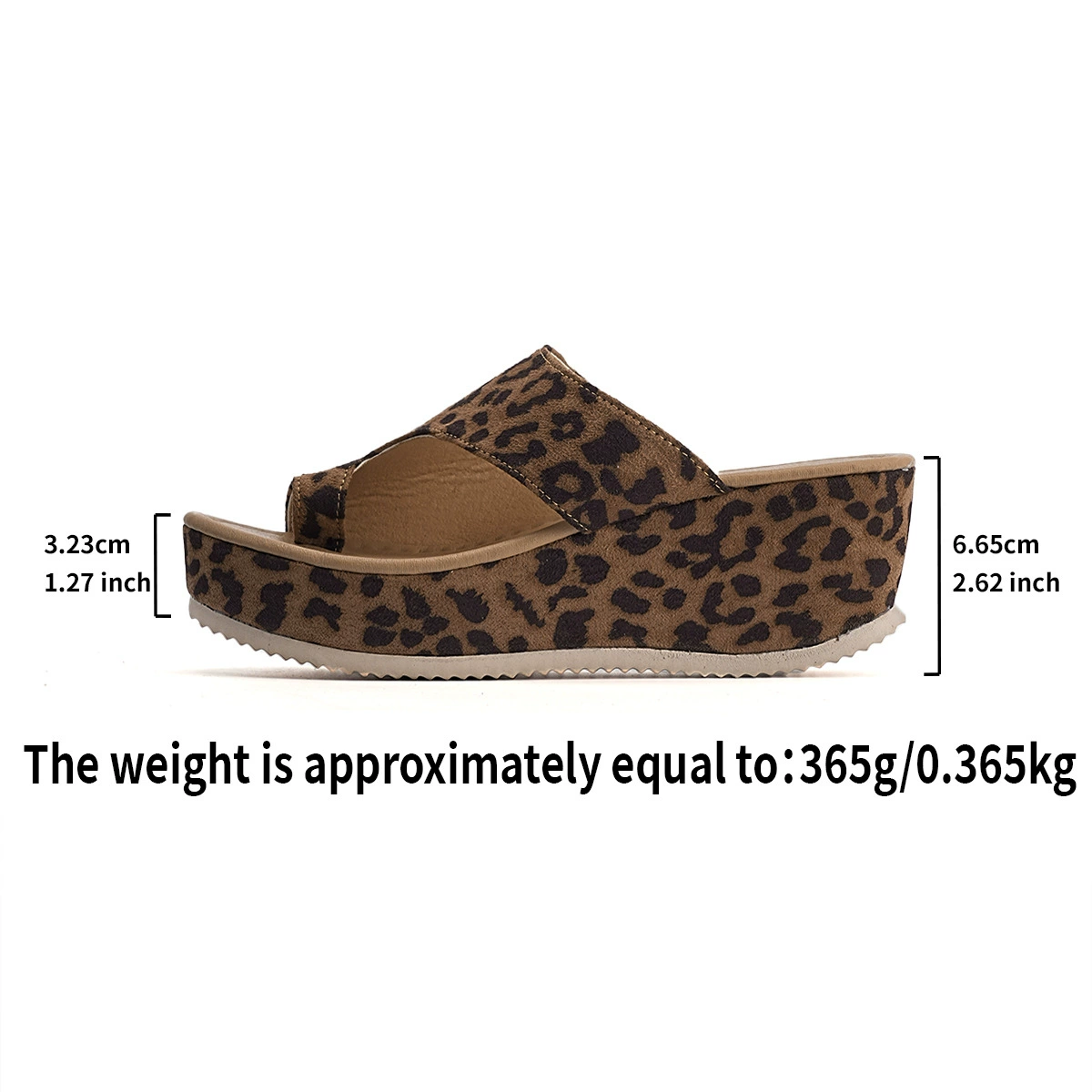 Suede open-toe platform wedge sandals