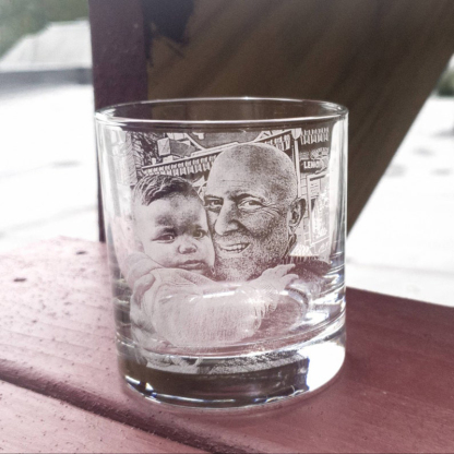 Customized photo glass mug