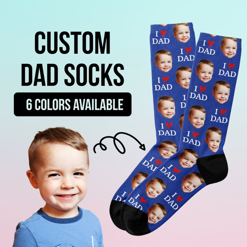 Personalized Dad Socks