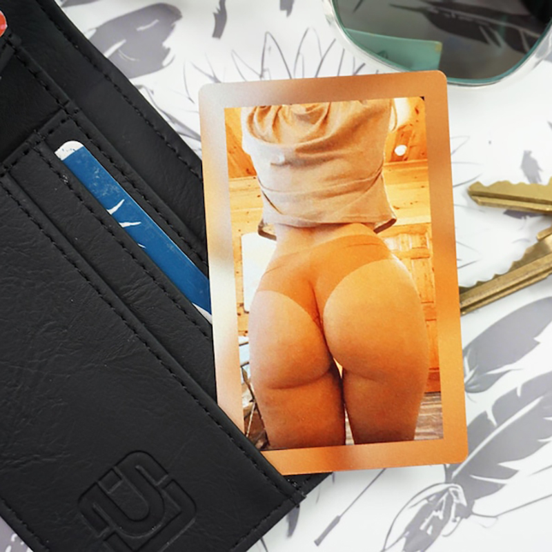 Personalized Photo Gift Boudoir Metal Photo Wallet