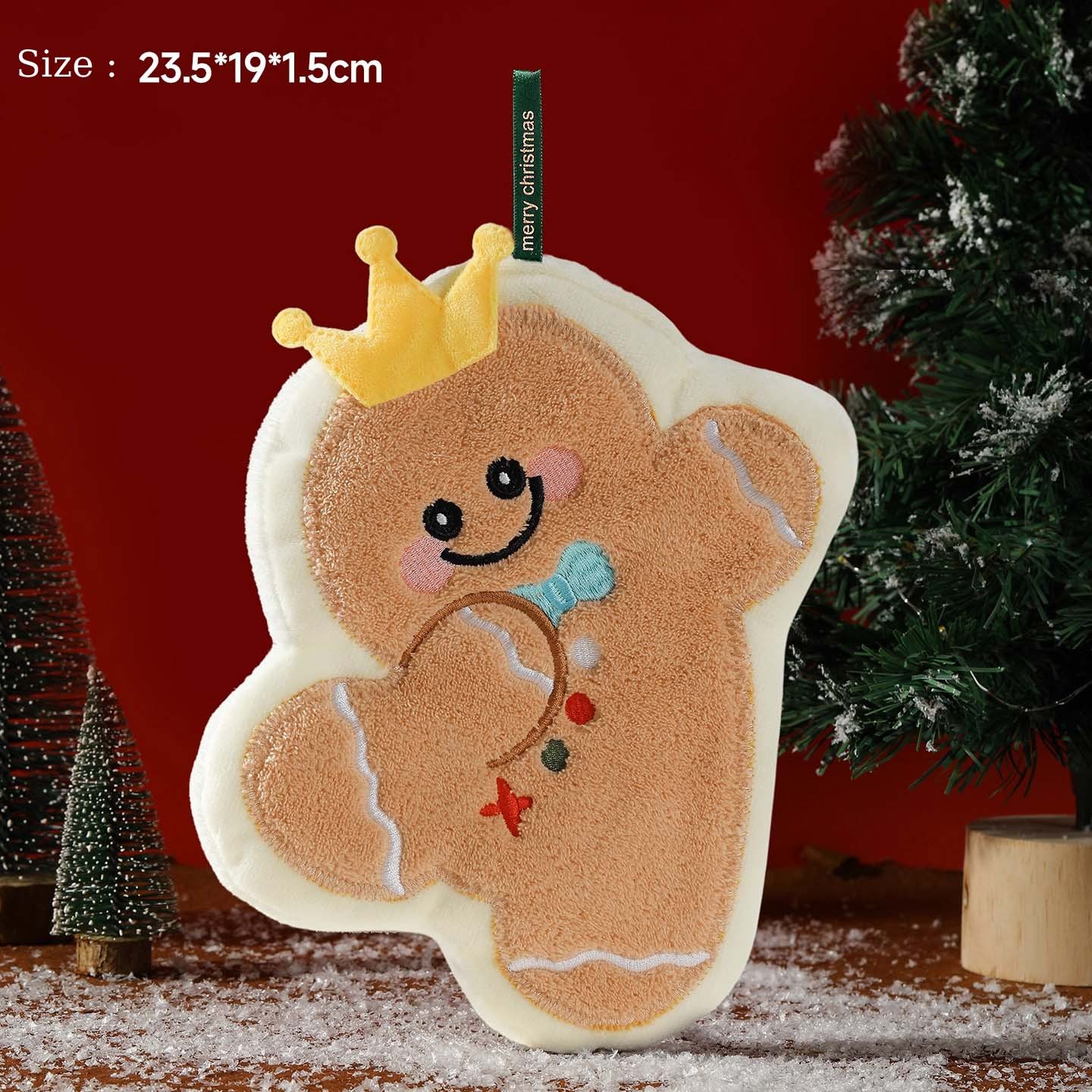 Christmas tree hanging hand towel