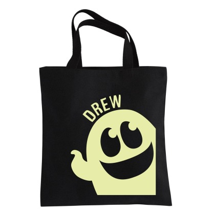Personalized Glow-in-the-Dark Halloween Candy Bags