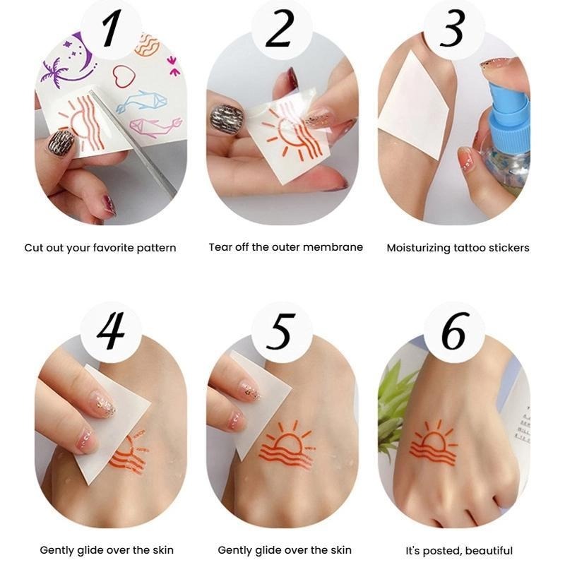 Waterproof freckle makeup face stickers