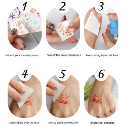 Waterproof freckle makeup face stickers