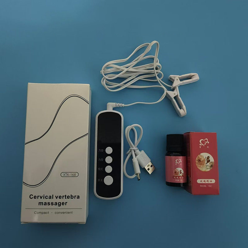 Multifunctional massage electric shock clamp finger massage