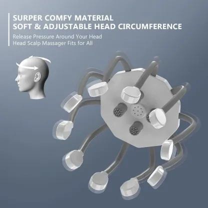 Multi-dimensional head massager