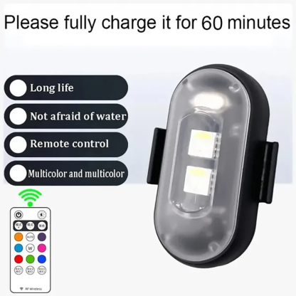 Flashing airplane light remote control outdoor lighting