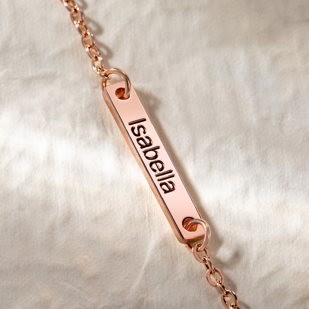 Custom Name Sideways Bar Cross Pendant Necklace, Sterling Silver 925 Tiny Cross Name Necklace, Birthday/Easter/Baptism Gift for Newborns/Godchildren