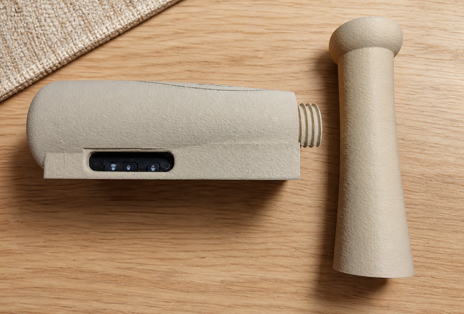 Blue and White Baseball Bat Fire TV Remote Holder for Short and Long Remotes Sports Fan Desk Gift
