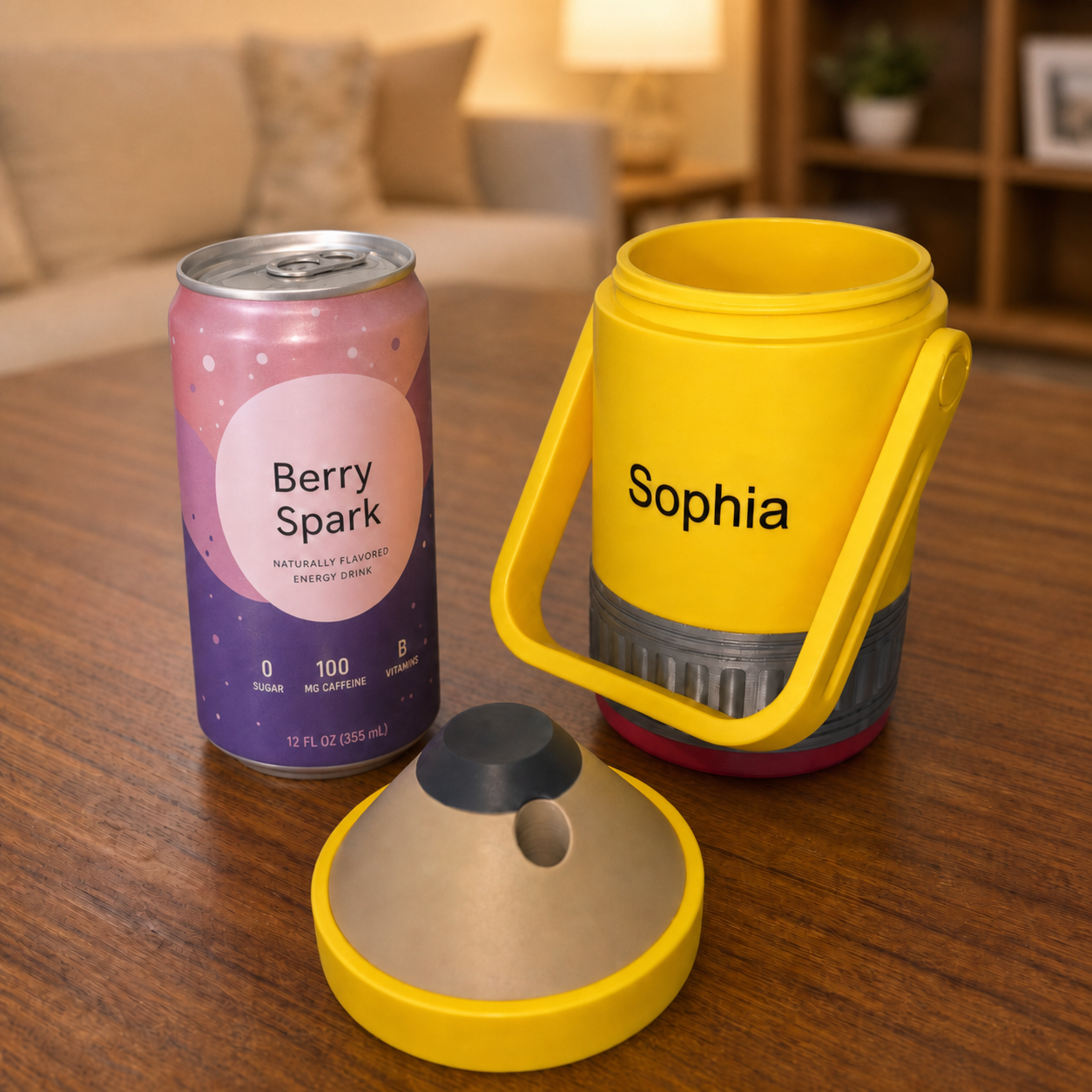 Pencil Can Cooler with Screw Lid Multiple Sizes Teacher Desk Gift