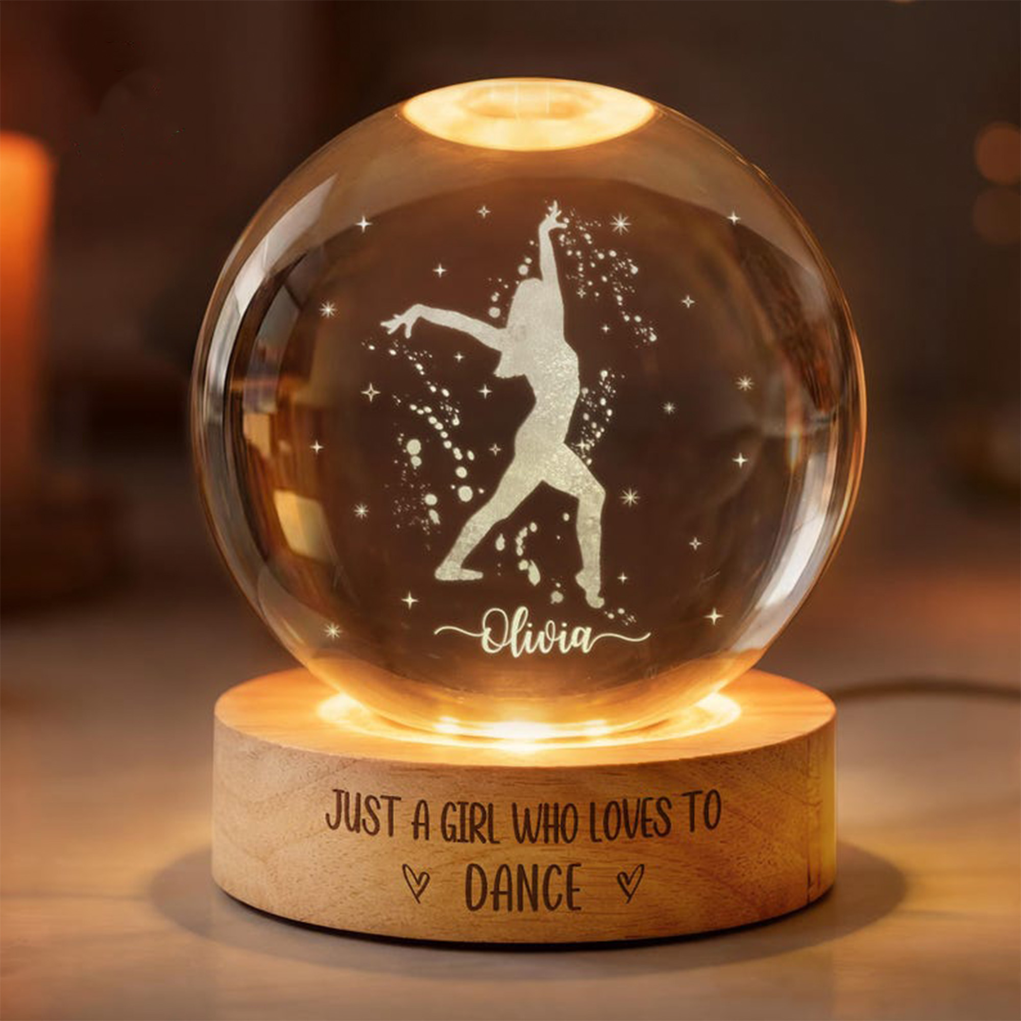 Ballet Dancer Decor, Night Light for Girls, Girls Gift, Gift for Dance Teacher, Dance Team Gift, Ballerina Gift