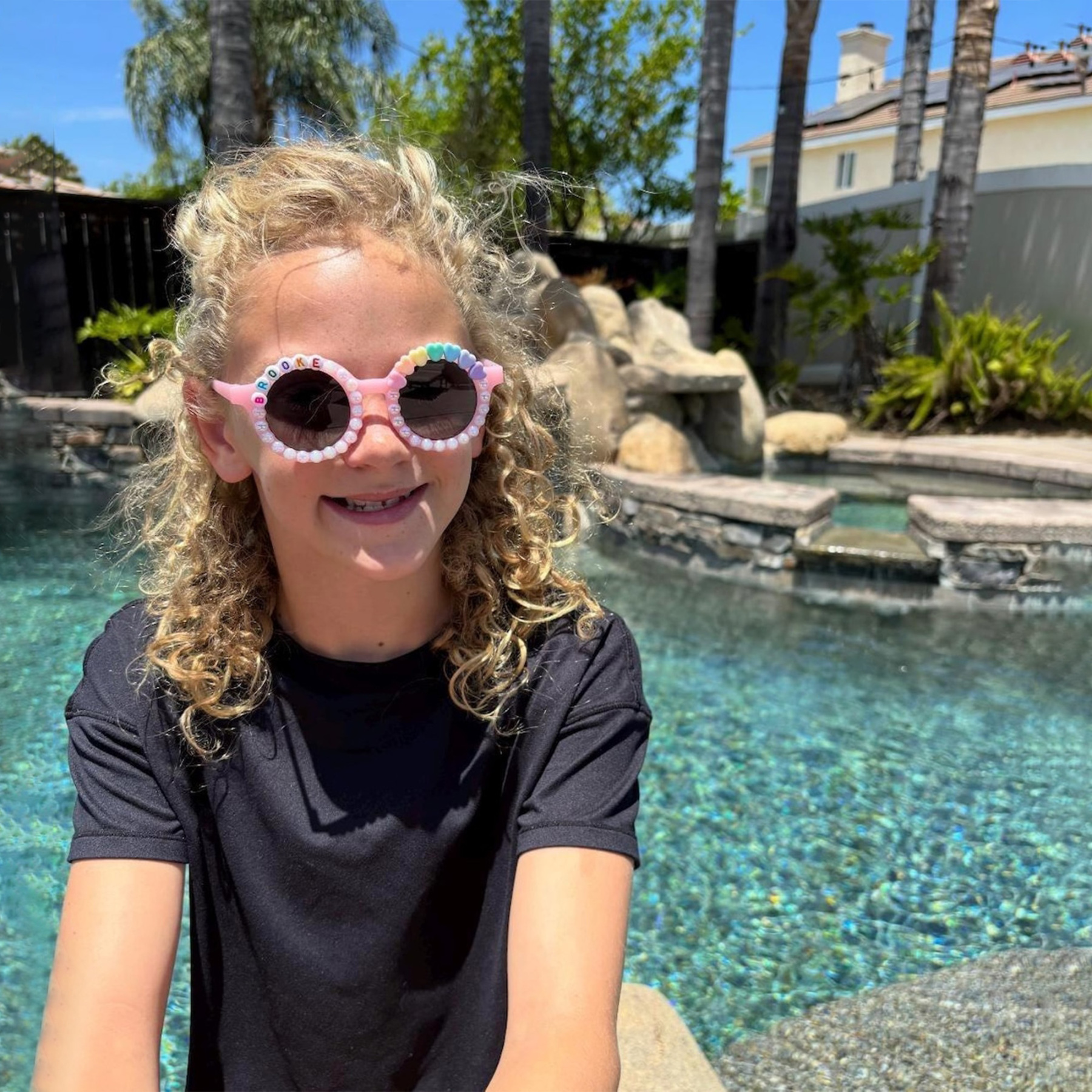 Personalized Name Kid's Sunglasses, Toddler Sunglasses, Summer Vacation Gift, Gift for Kid, Cute Gift