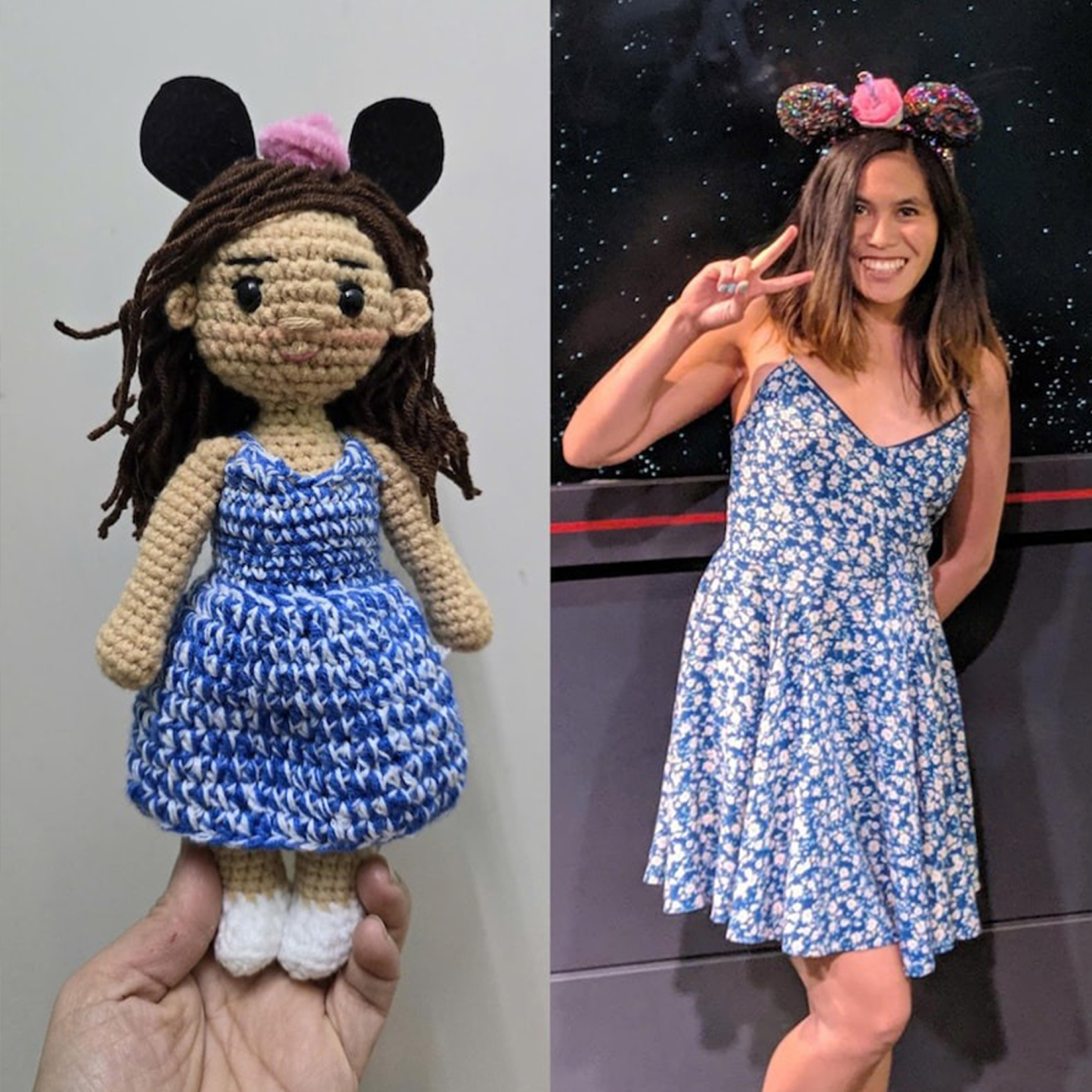 Custom Couple Portrait Crochet Doll, Wedding Crochet Doll, Crochet Doll, Valentine's Day Gift, Anniversary Gift, Gift for Him/Her