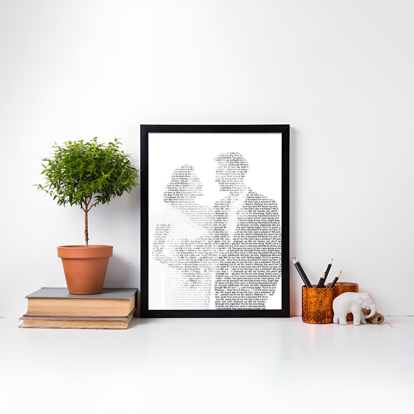 Personalized Your Favorite Song Canvas Print with Photo, Canvas Print Gift, Wedding/Anniversary/Valentine's Day Gift