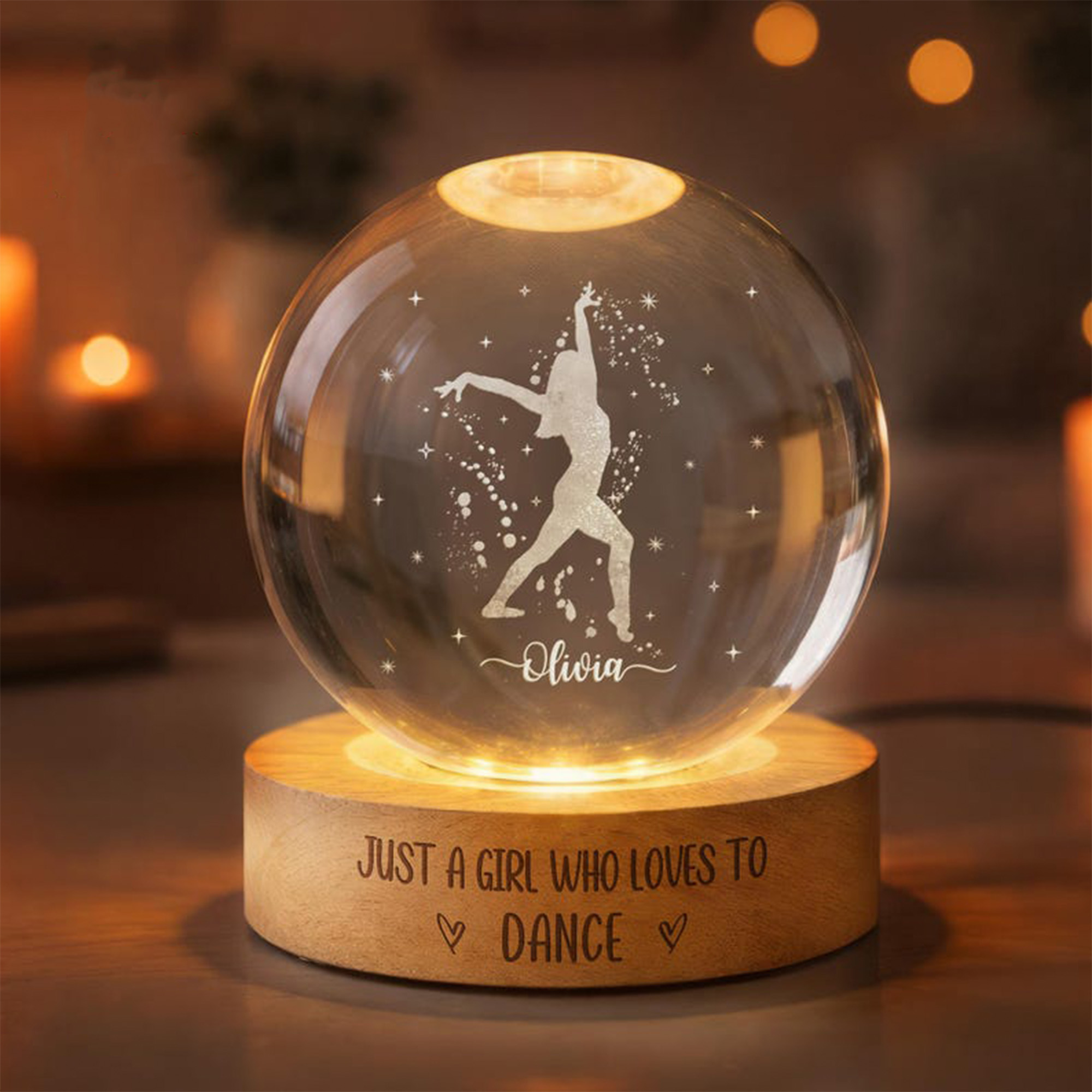 Ballet Dancer Decor, Night Light for Girls, Girls Gift, Gift for Dance Teacher, Dance Team Gift, Ballerina Gift