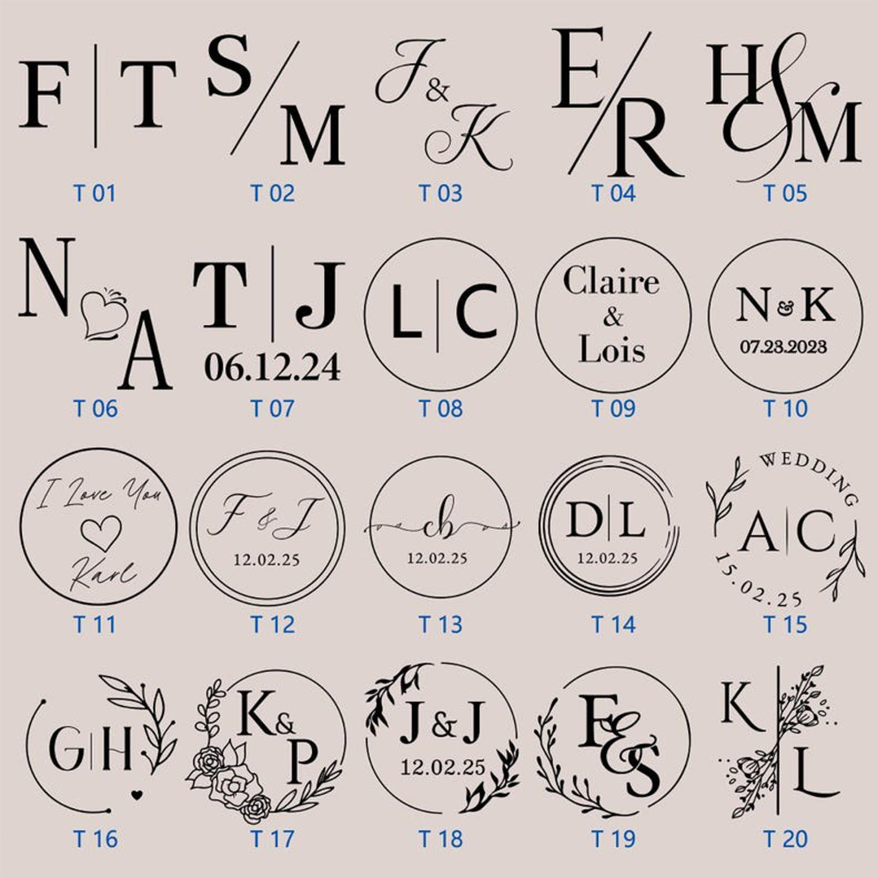 Personalized Monogram Wedding Embosser for Invitations, Wedding Embosser, Napkin Embosser, Wedding Accessory