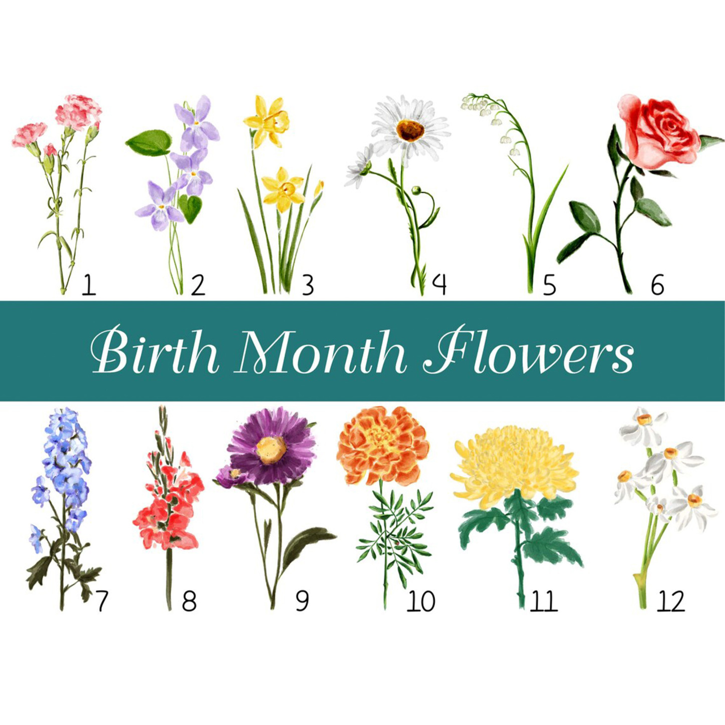 Personalized Birth Flower&Name Grandma's Garden Dress, Grandma Gift, Gift for Grandma, Mother's Day Gift