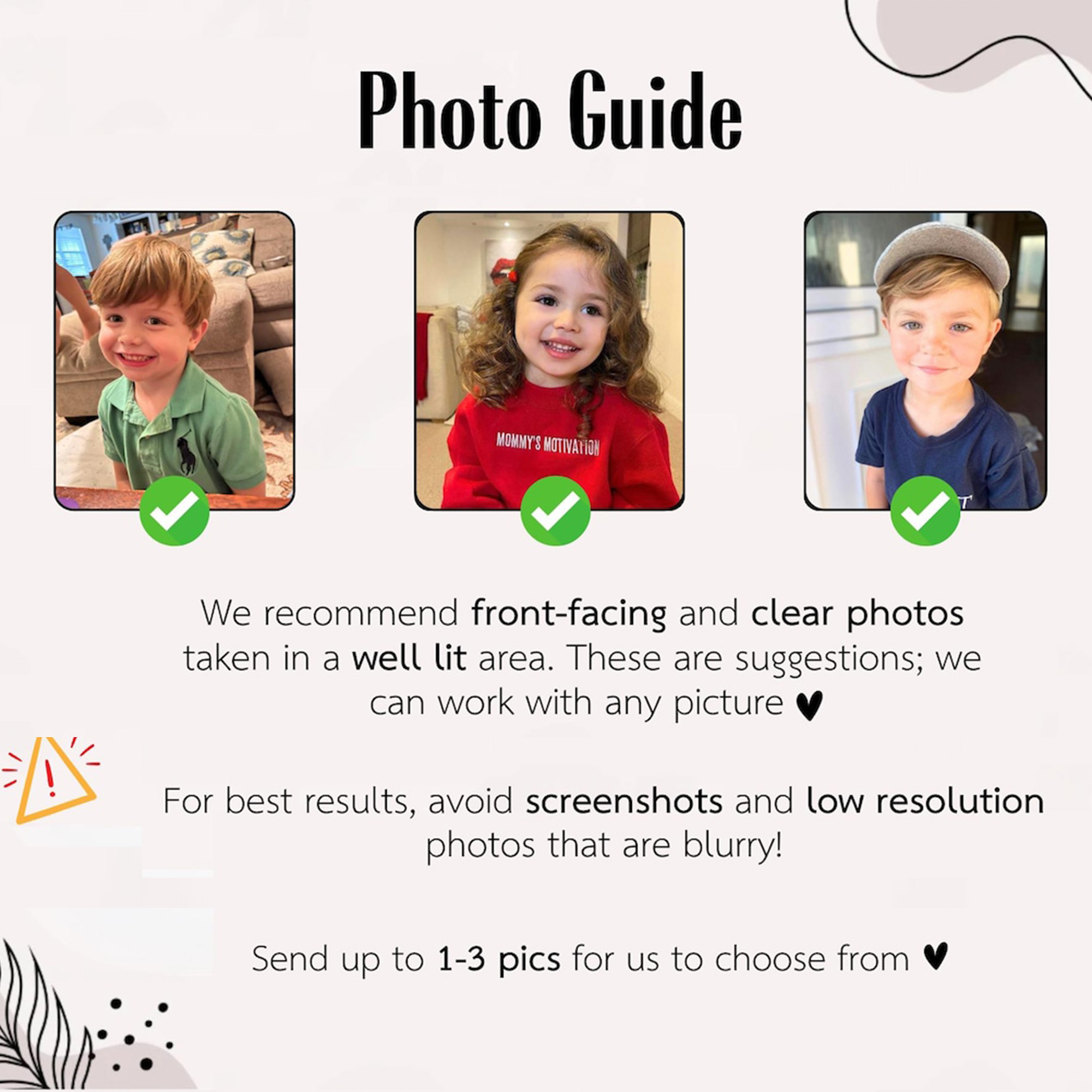 Personalized Baby Faces Photo Shirt with Names, Custom Photo Mama Shirt, Mama Gift, Mother's Day Gift 