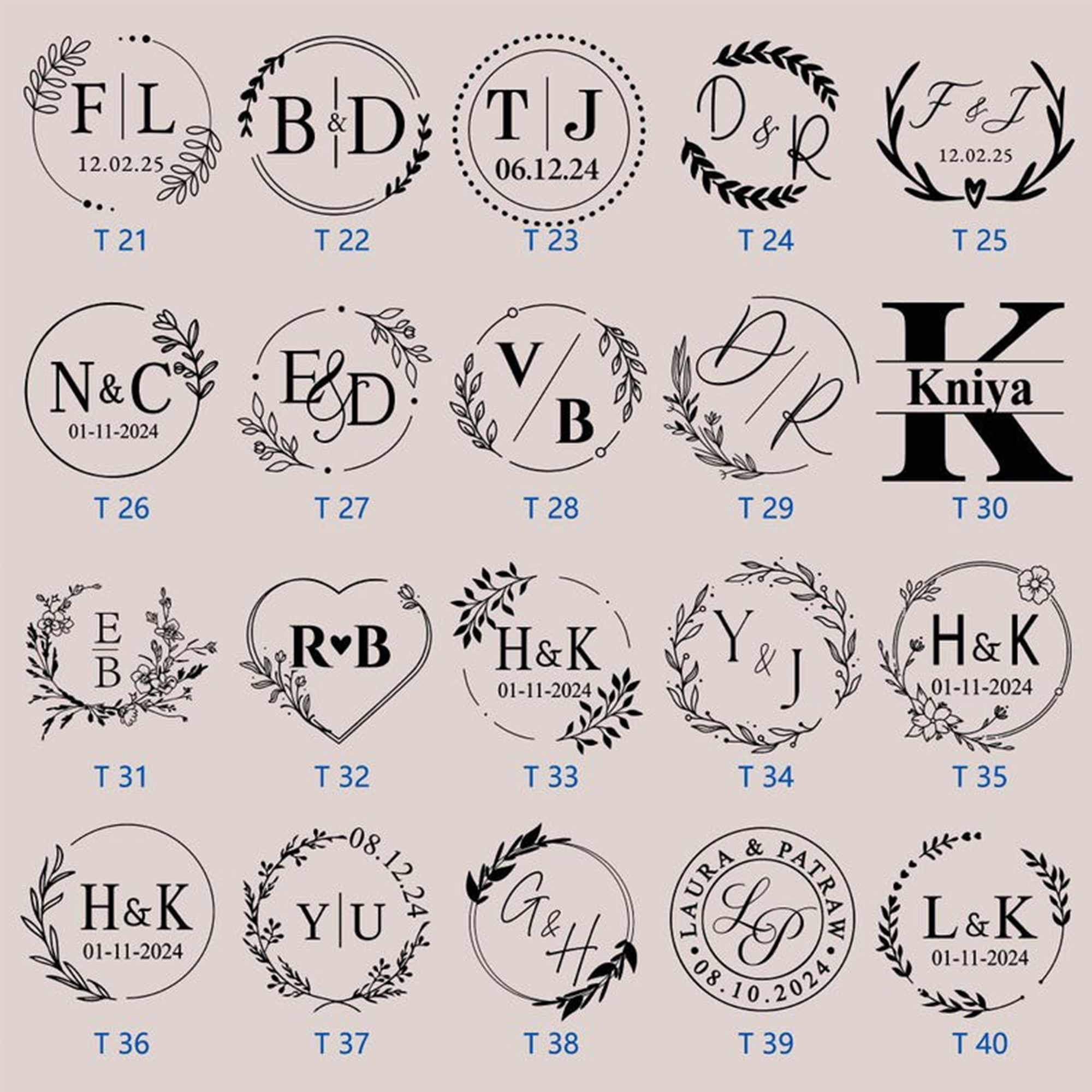 Personalized Monogram Wedding Embosser for Invitations, Wedding Embosser, Napkin Embosser, Wedding Accessory