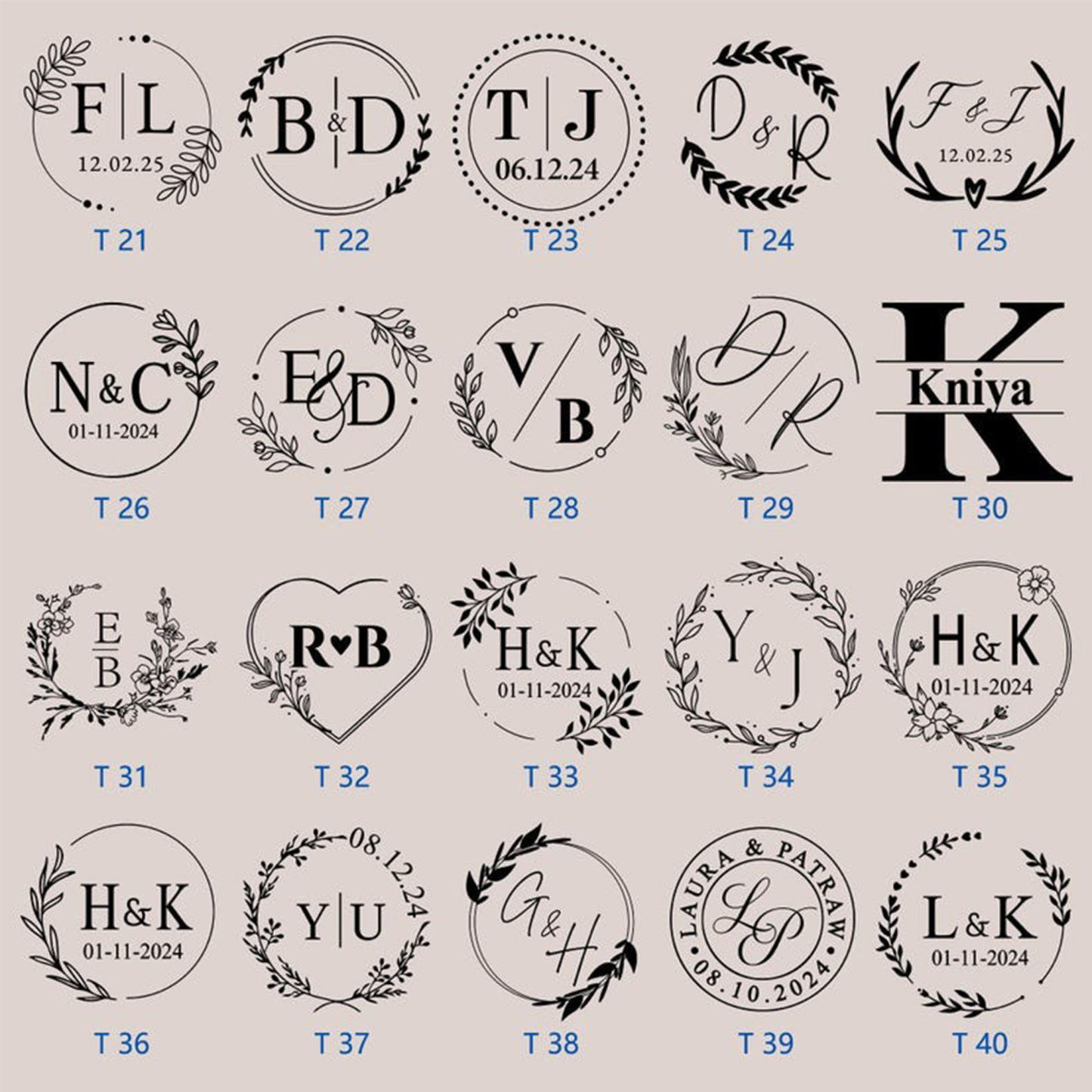 Personalized Monogram Wedding Embosser for Invitations, Wedding Embosser, Napkin Embosser, Wedding Accessory