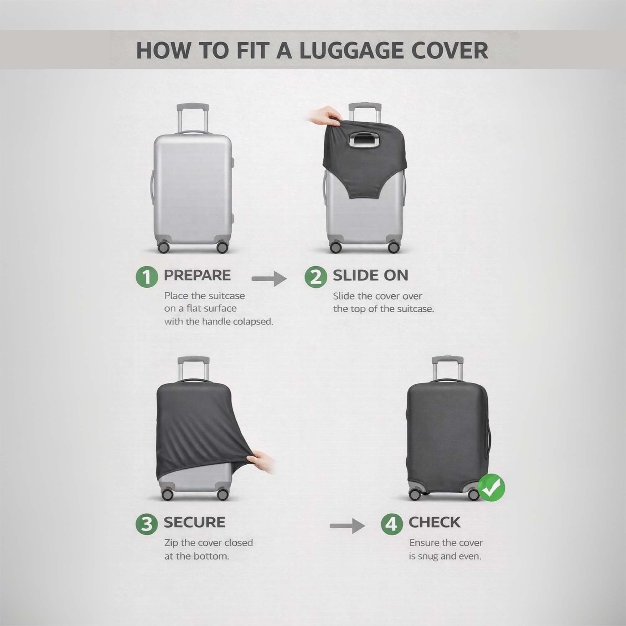 Personalized Photo Luggage Cover, Custom Suitcase Cover, Travel Accessory, Custom Photo Gift, Gift for Traveller