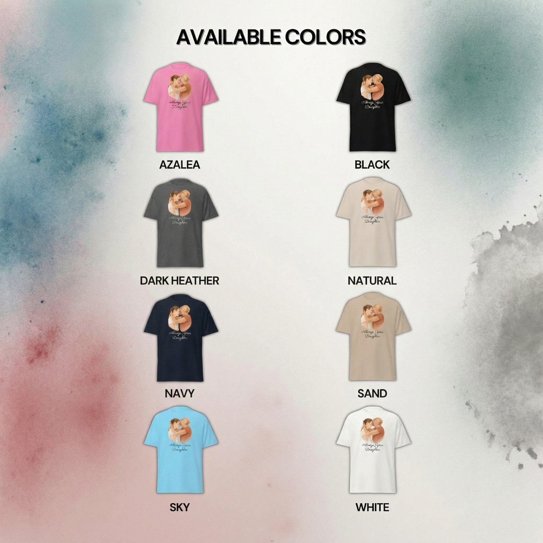 Personalized Photo Portrait Tshirt, Gift for Daughter, Mother's Day Gift, Mama Gift, Family Keepsake