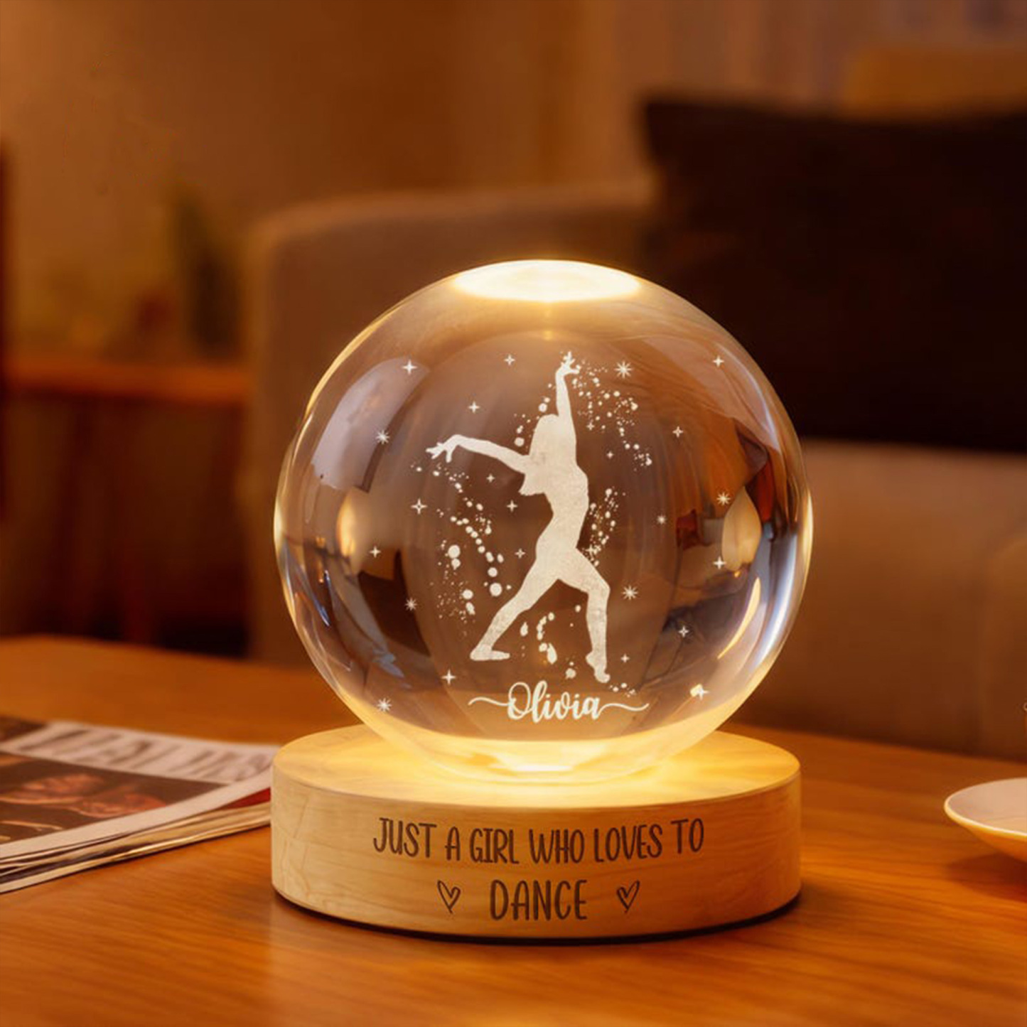 Ballet Dancer Decor, Night Light for Girls, Girls Gift, Gift for Dance Teacher, Dance Team Gift, Ballerina Gift