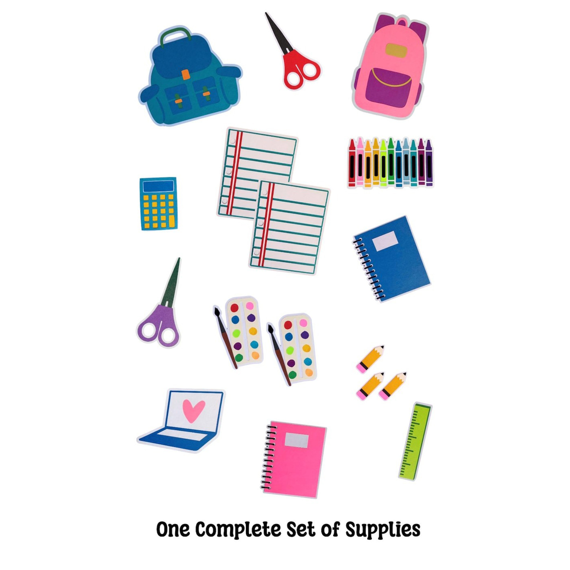 Classroom Door Topper Kit, Composition Notebook Theme