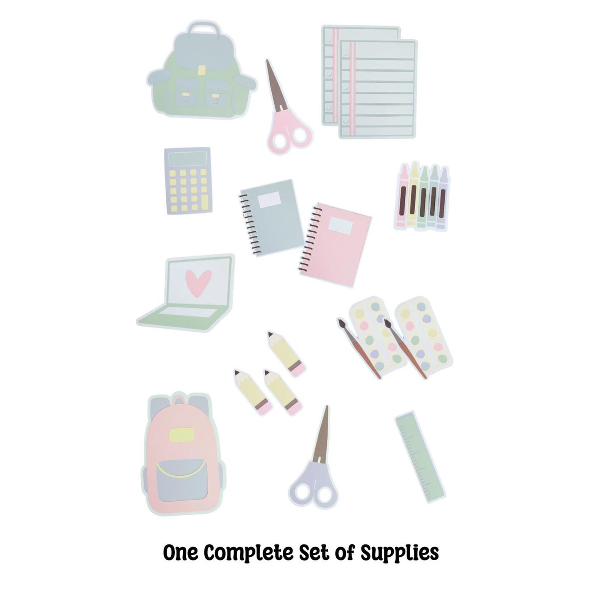 Classroom Door Topper Kit, Composition Notebook Theme