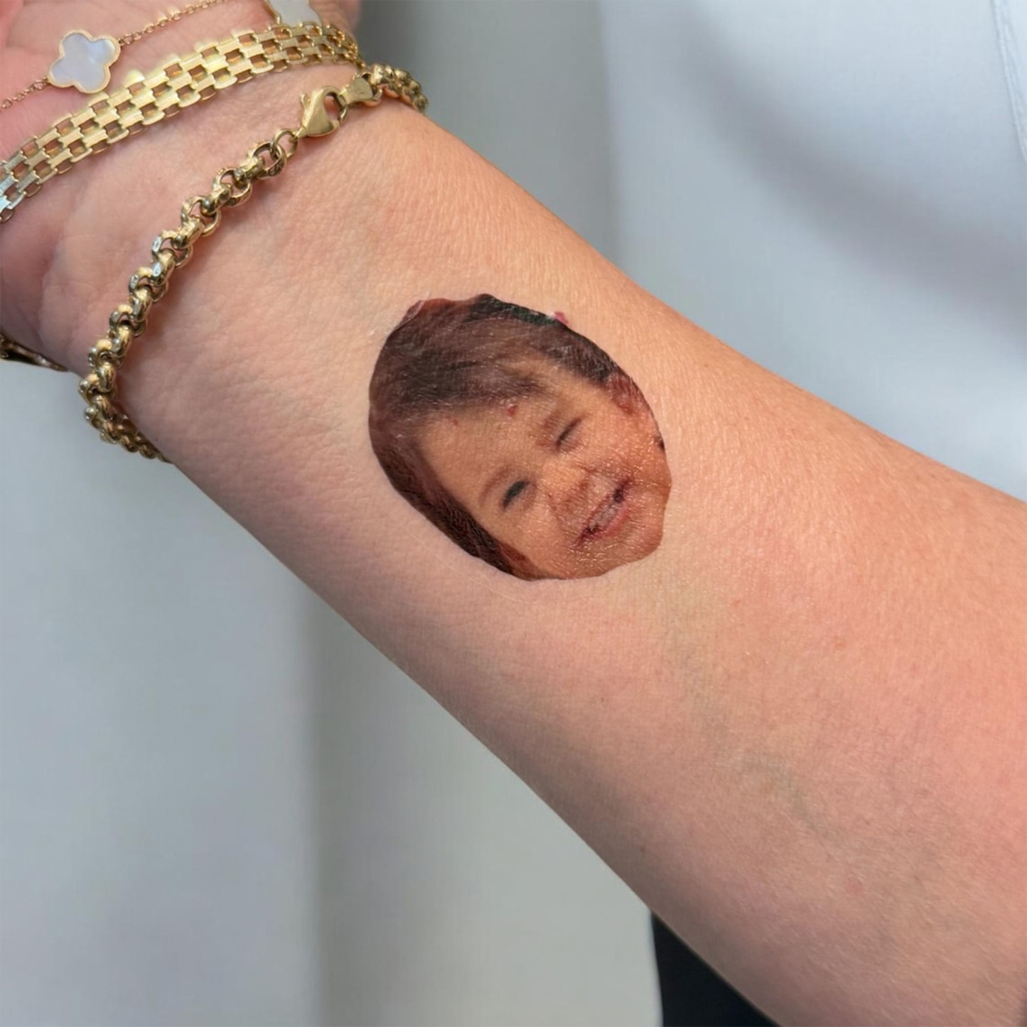 (Sold at 5pcs)Personalized Face Graduation Photo Temporary Tattoos, Class of 2026, Graduation Party Favor