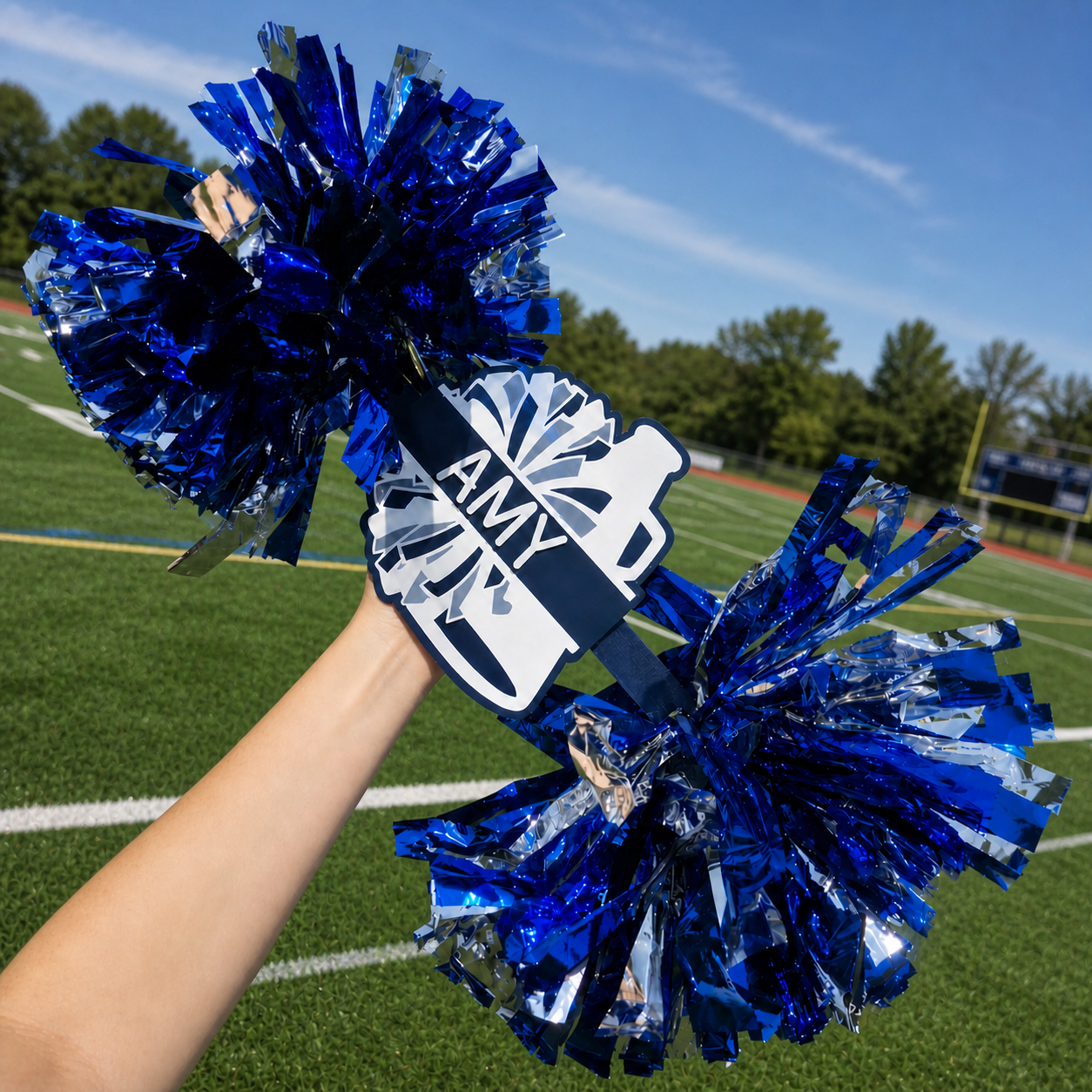 Personalized PLA Cheer Stick with Name, Custom Font and Team Colors, Team Spirit Gift for Cheerleaders